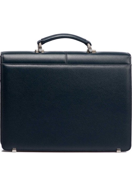 Lacivert Hakiki Deri Erkek Evrak Çantası - S1EV00021452-A38