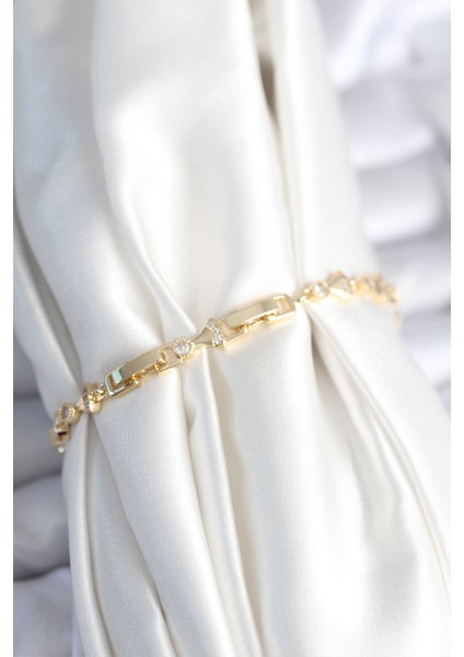 Pirinç Gold Renk Yelpaze Model Kadın Bileklik fiyatları