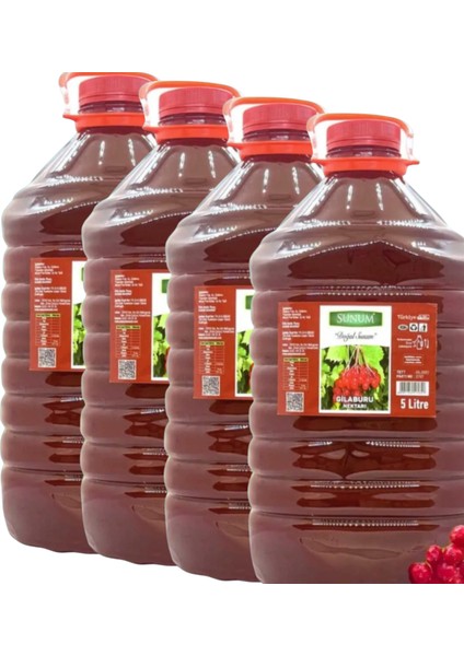 Gilaburu Suyu 5lt. 4 adet modelleri