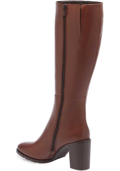 Taba Hakiki Deri Kadın Klasik Çizme - K23K1CM67043-A37
