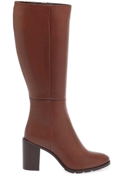 Taba Hakiki Deri Kadın Klasik Çizme - K23K1CM67043-A37