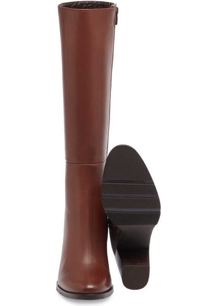 Taba Hakiki Deri Kadın Klasik Çizme - K23K1CM67043-A37