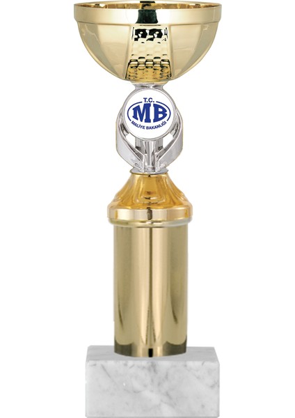 Kişiye Özel Futbol Kupası Ödül Kupası Tören Kupası 22 cm ECO-042