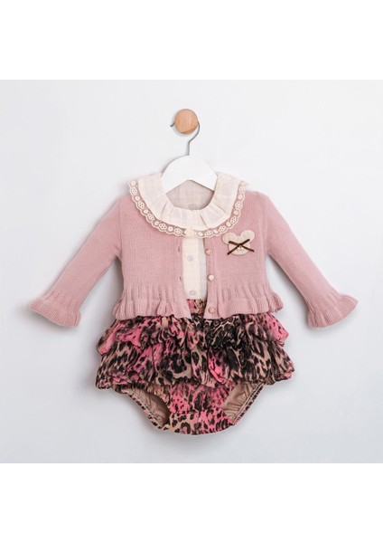 Kız Bebek Rose Poposu Fırfırlı 3'lü Takım CMN-3738 modelleri