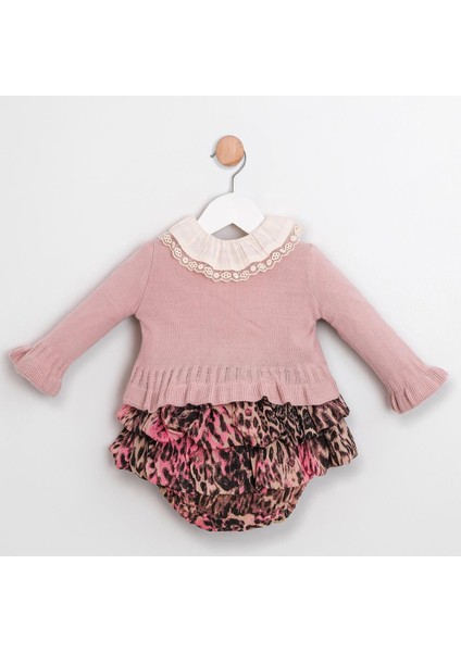 Kız Bebek Rose Poposu Fırfırlı 3'lü Takım CMN-3738 indirimleri