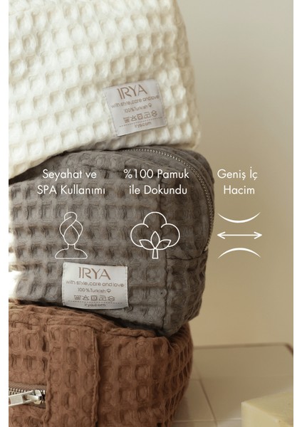 Aura Waffle Havlu Bakım Çantası fiyatları