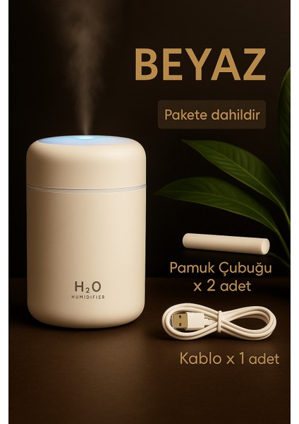 LED Işıklı Mini Taşınabilir Oda Hava Nemlendirici & Buhar Makinesi H2O fiyatları