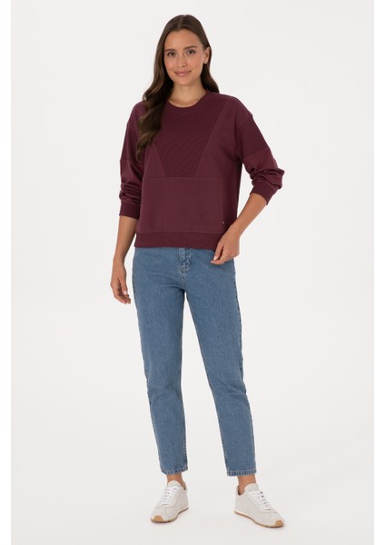 Kadın Plum Sweatshirt 50314170-VR177 fırsatları
