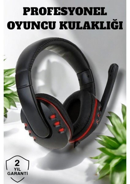 Resveq Yüksek Ses Kalitesi ve Aktif Gürültü Engelleme Özellikli Kablolu Mikrofonlu Kulaklık