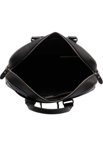 Siyah Hakiki Deri Erkek Evrak Çantası - S1EV00021476-A41