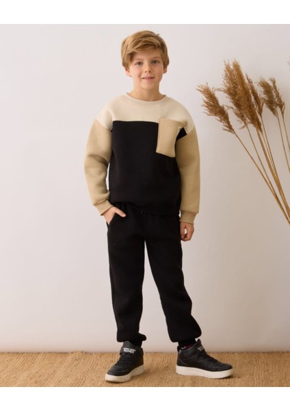 Erkek Çocuk Şardonlu Eşofman Takımı MAC-3950-046