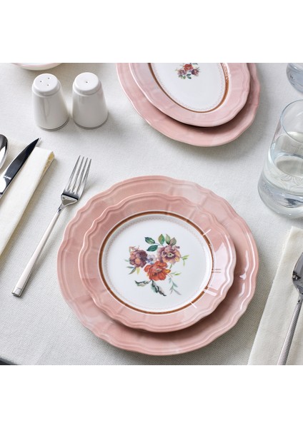 Jardin Pembe 30 Parça 6 Kişilik Yemek Takımı fiyatları