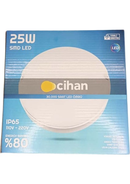 25W Dış Mekan LED Armatür - Beyaz Işık indirimleri
