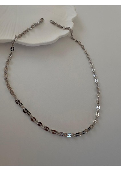 Xuping Gemici Düğme Model Silver Zincir Kolye indirimleri