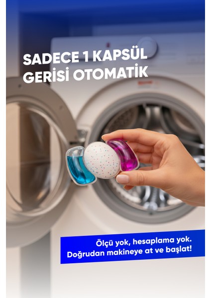 Ice Fresh 4'lü Çamaşır Makinesi Deterjanı Kapsül 3’ ü 1 Arada Jel Form 88 Yıkama Yerli Üretim Kalıntı Bırakmaz fiyatları