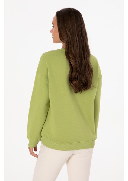 Kadın Fıstık Sweatshirt 50313586-VR087 indirimleri