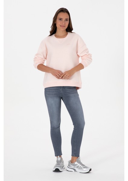 Kadın Açık Pembe Sweatshirt 50313586-VR078 fırsatları