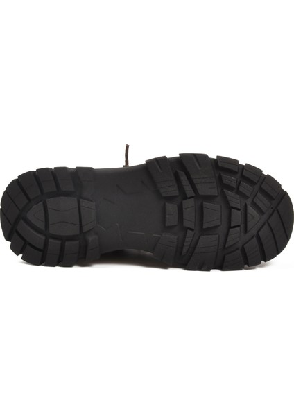 Kahve Hakiki Deri Bağcıklı Erkek Sneaker 25K570 M indirimleri