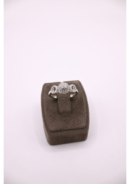 925 Ayar Gümüş Yuvarlak Model Ithal Zirkon Taşlı Kolye, Bileklik, Küpe, Yüzük Düğün Takı Seti indirimleri