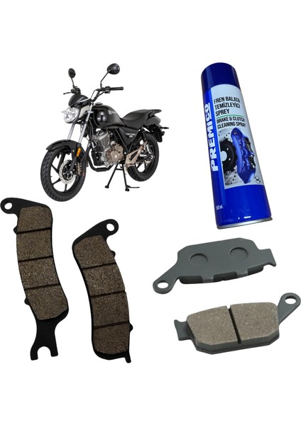 Mondial Vulture 125İ Ön Arka Fren Balatası Balata Sprey Hediye