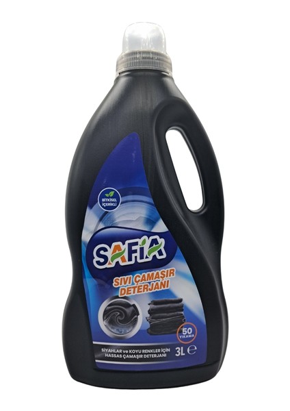 Bitkisel Sıvı Çamaşır Makine Deterjanı Siyahlar 3 Lt