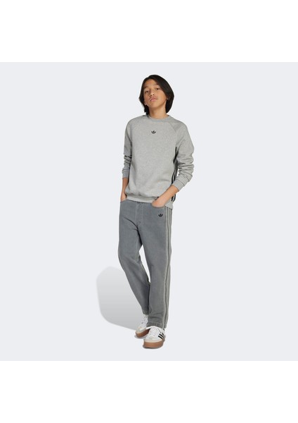 Denim Pants Çocuk Gri Pantolon.-