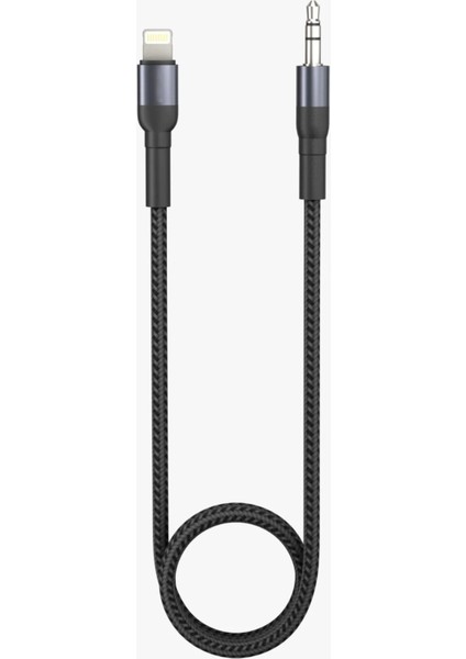 3.5 mm To Lightning Ses Aktarma Kablo Dönüştürücü 1.2 mt Aux Lightning Ses Kablosu