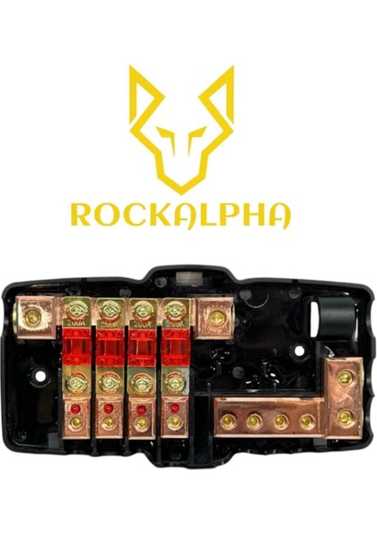 4 Giriş 4 Çıkış Blok Dağıtıcı 200 Pas 200 Amper