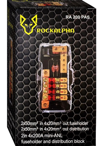 4 Giriş 4 Çıkış Blok Dağıtıcı 200 Pas 200 Amper modelleri