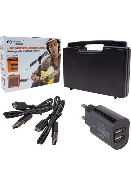 Uhf Gitar Tip Kablosuz Mikrofon MV-19585 fırsatları