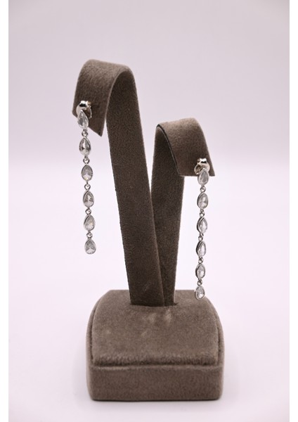 925 Ayar Gümüş Damla Kesim Model Ithal Zirkon Taşlı Kolye, Bileklik, Küpe, Düğün Takı Seti modelleri