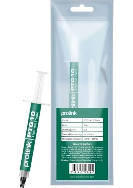 PTG10-1,5 Silicon Termal Macun
