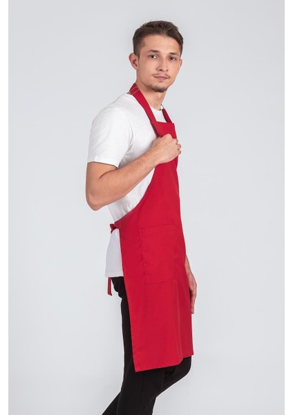 Erkek Boyundan Asmalı Barista Şef Mutfak Önlüğü