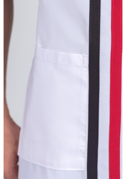 Erkek Boyundan Asmalı Çizgili Barista Şef Mutfak Önlüğü indirimleri