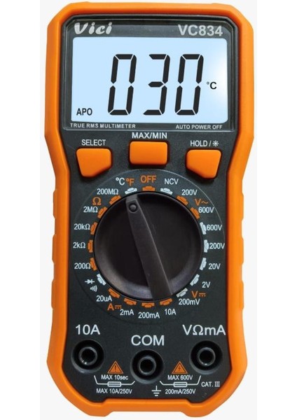 VC-834 Dijital Multimetre