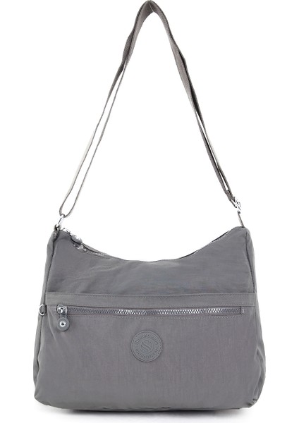 Kadın Suya Dayanıklı Kumaş 5 Gözlü Çapraz Askılı Okul Seyahat ve Omuz Çantası 3051