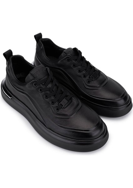 Erkek Hakiki Deri Siyah Deri Sneakers & Spor Ayakkabı 298 2850-6E01 Erk Ayk SK25-26 Sıyah Dr fiyatları