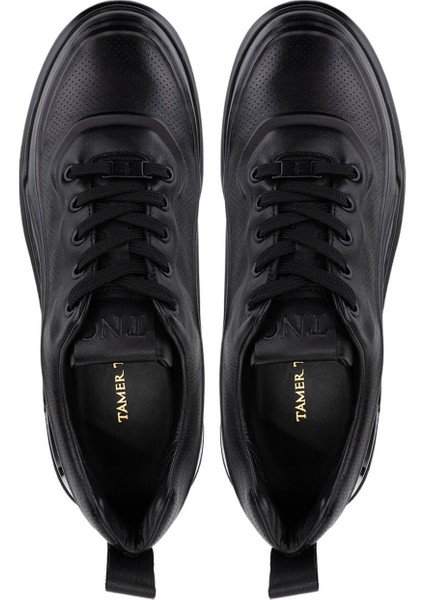 Erkek Hakiki Deri Siyah Deri Sneakers & Spor Ayakkabı 298 2850-6E01 Erk Ayk SK25-26 Sıyah Dr indirimleri