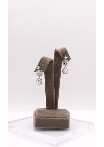 925 Ayar Gümüş Damla Kesim Set Zarif Takım fırsatları