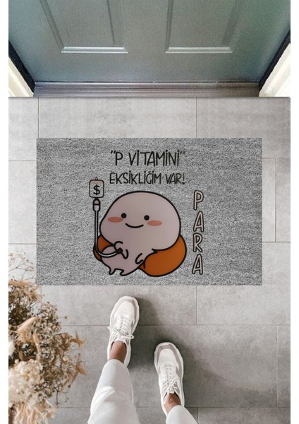 Modern Paspas - Para Vitamindir - Özel Tasarım Kapı Önü Paspası Md-9.2