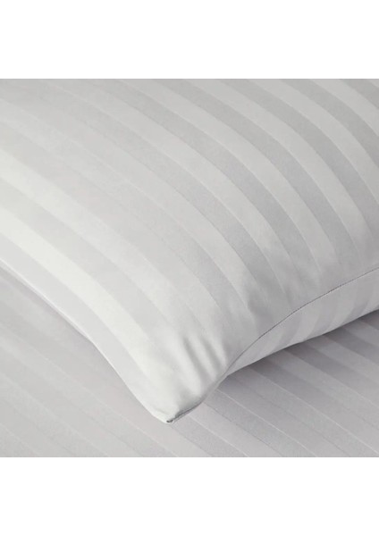 Nevresim Takım 5 Renk - Pamuk Saten Çizgili Nevresim Takım Çift Kişilik Çarşaf + 2yastık +Nevresim fırsatları