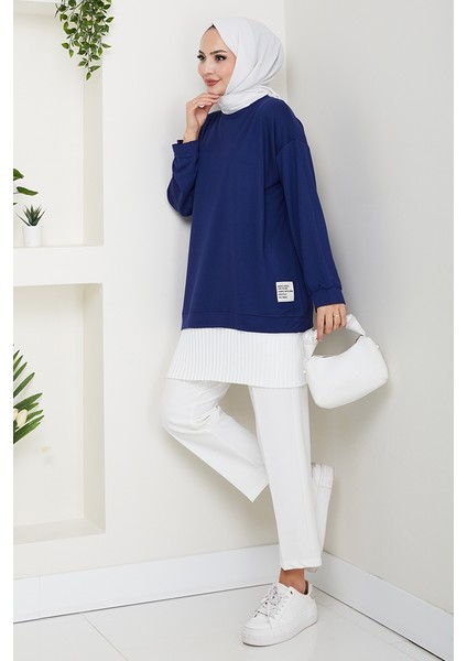 Arma Detay Piliseli Oysho Tunik 1627 - Lacivert fiyatları