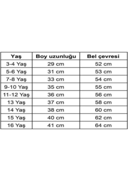 Kırmızı Dalgıç Kumaş Çocuk Etek | 8 Parça | Beli Lastikli | Milli Bayram Kostümü fırsatları