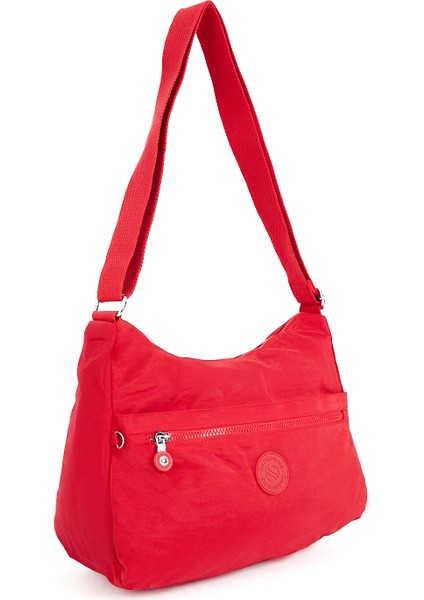 Kadın Suya Dayanıklı Kumaş 5 Gözlü Çapraz Askılı Okul Seyahat ve Omuz Çantası 3051