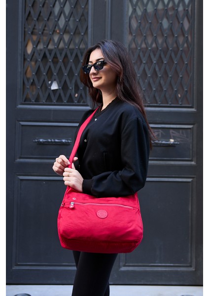 Kadın Suya Dayanıklı Kumaş 5 Gözlü Çapraz Askılı Okul Seyahat ve Omuz Çantası 3051 fiyatları