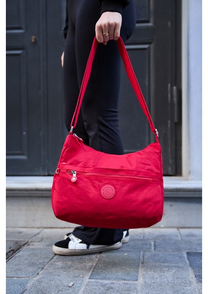 Kadın Suya Dayanıklı Kumaş 5 Gözlü Çapraz Askılı Okul Seyahat ve Omuz Çantası 3051 modelleri