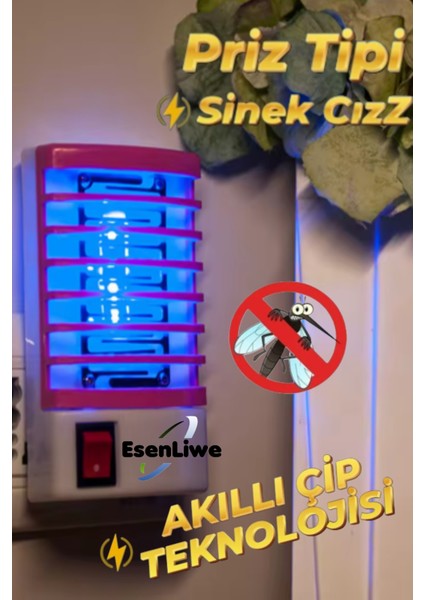 Kare Oda Tipi Sivrisinek Öldürücü Haşere Öldüren Elektrikli Sineklik Aleti fırsatları