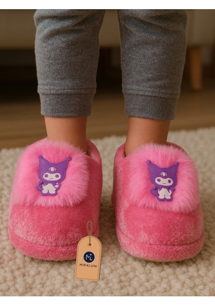 Peluş Çocuk Panduf ve Ev Botu – Yumuşak Tabanlı, Sıcak Tutarlı, Kaymaz Ev Içi Kışlık Patik