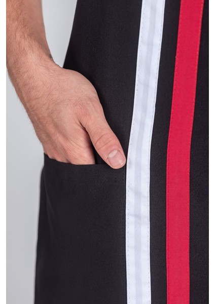 Erkek Boyundan Asmalı Çizgili Barista Şef Mutfak Önlüğü indirimleri