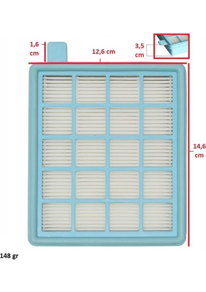 Philips Uyumlu Fc 9323 Powerpro Compact Hepa Filtre modelleri
